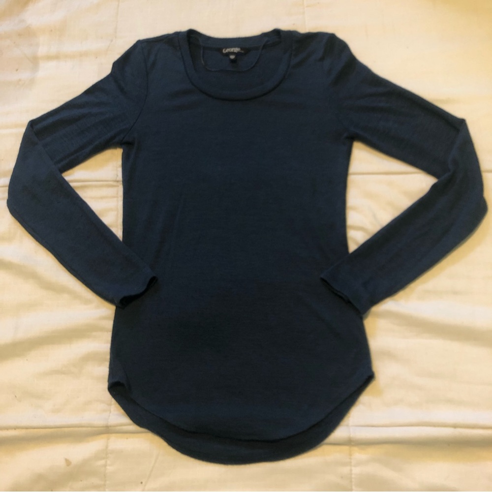 3/20$ George - Long Sleeve Navy Shirt